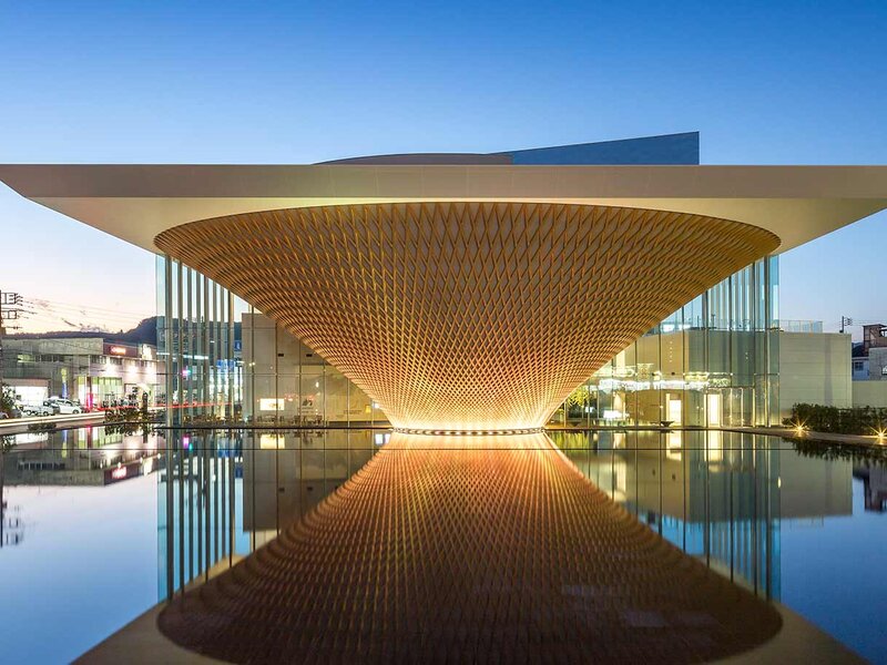 Mt Fuji World Heritage Centre, conçu par Shigeru Ban (2017)